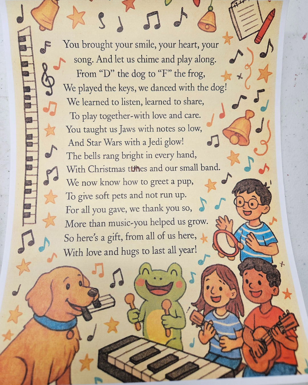 Poem by Lotus Learning & Arts Center Written for Dog-Harmony
